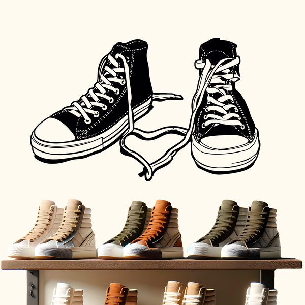 Wall Stickers: Converse shoes