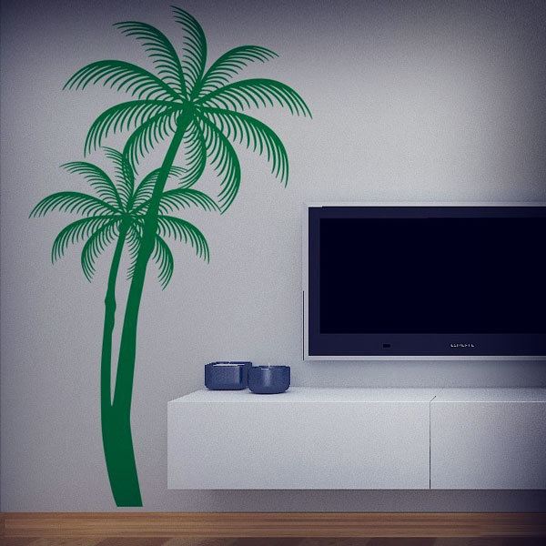 Wall Stickers: Silhouettes of Palms
