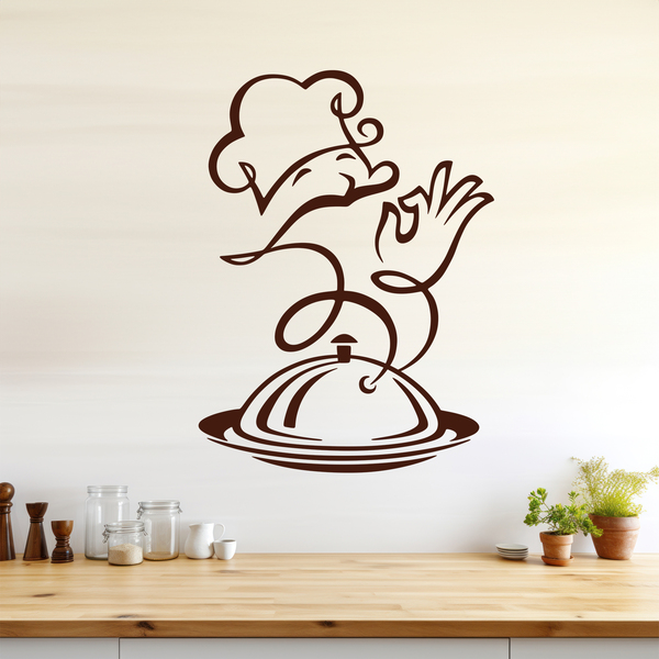Wall Stickers: Chef Kitchen Delicatessen