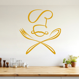 Wall Stickers: Chef spoon and fork 2
