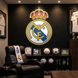 Wall Stickers: Real Madrid Badge color 9