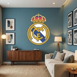 Wall Stickers: Real Madrid Badge color 11