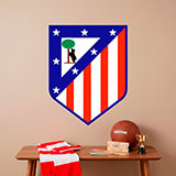 Wall Stickers: Atlético de Madrid shield color 16
