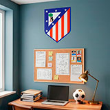 Wall Stickers: Atlético de Madrid shield color 18