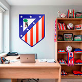 Wall Stickers: Atlético de Madrid shield color 6