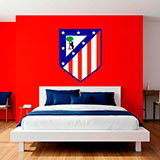 Wall Stickers: Atlético de Madrid shield color 8