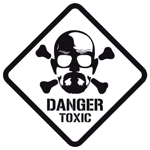 Wall Stickers: Heisenberg Danger Toxic
