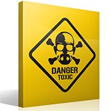 Wall Stickers: Heisenberg Danger Toxic 2