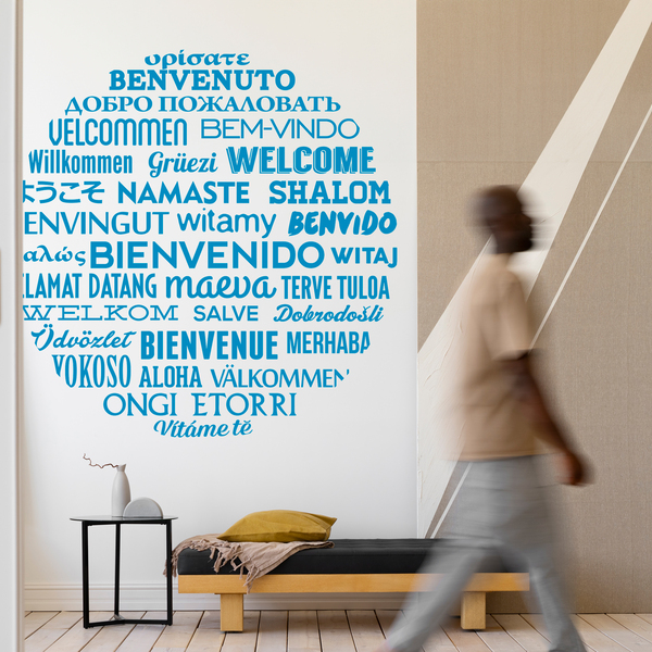 Wall Stickers: Welcome to Languages