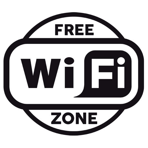 Wall Stickers: Free Wifi Zone