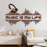 Wall Stickers: Music is my life 3
