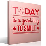 Wall Stickers: Today is a good day to smile 3