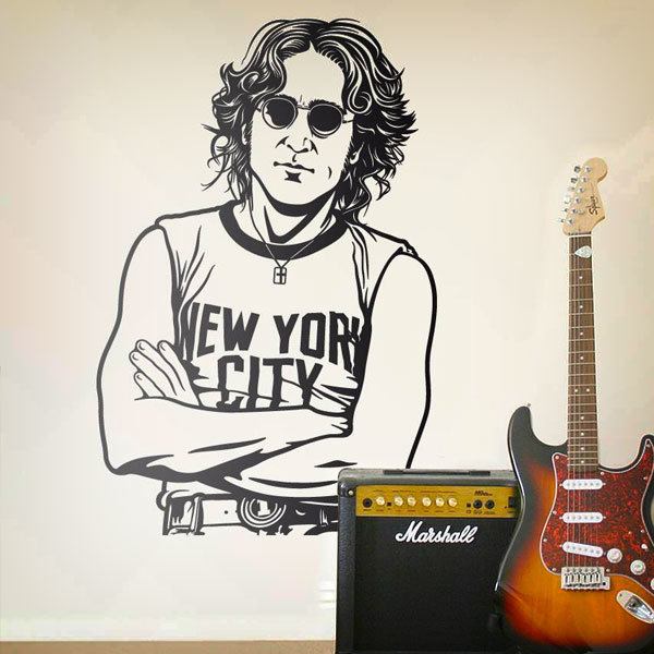 Autocollant Mural citation John Lennon - TenStickers