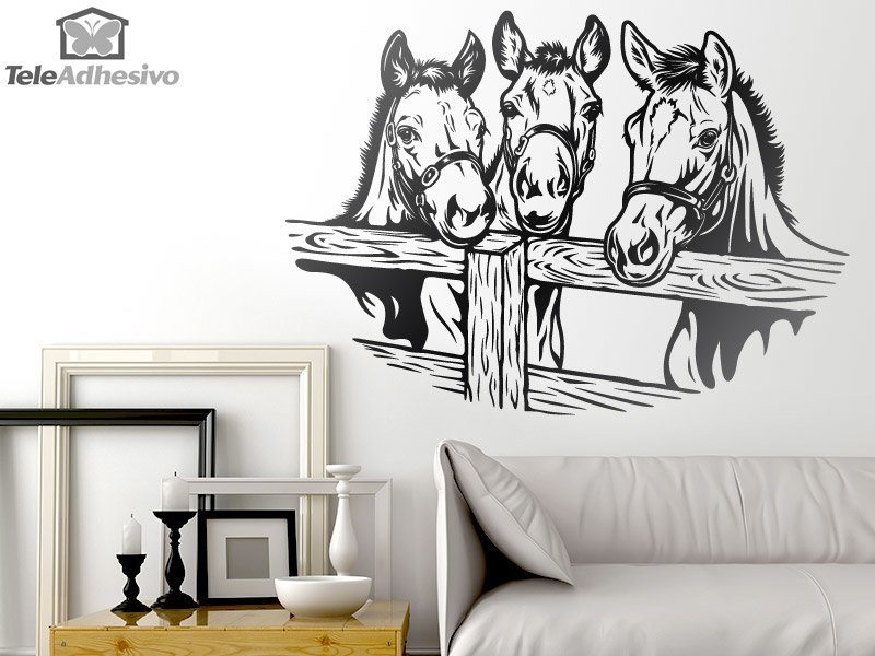 Wall Stickers: Three horses