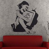 Wall Stickers: Banksy The End 2