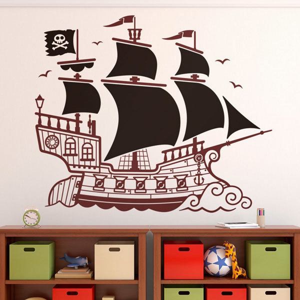 Stickers for Kids: Great Pirate Ship