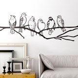 Wall Stickers: Birds on branch 2