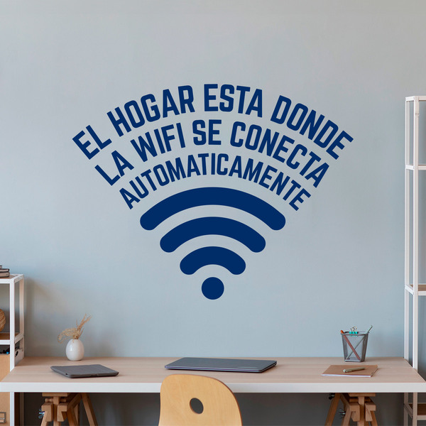 Wall Stickers: El hogar está donde la wifi se conecta