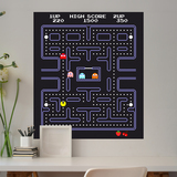 Wall Stickers: Pac-Man Arcade Game Color 5
