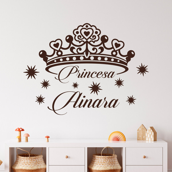 Stickers for Kids: Personalized princess