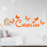 Stickers for Kids: Name among butterflies 4