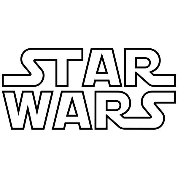 Wall Stickers: Star Wars Logo border