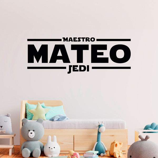 Wall Stickers: Custom Master Jedi 