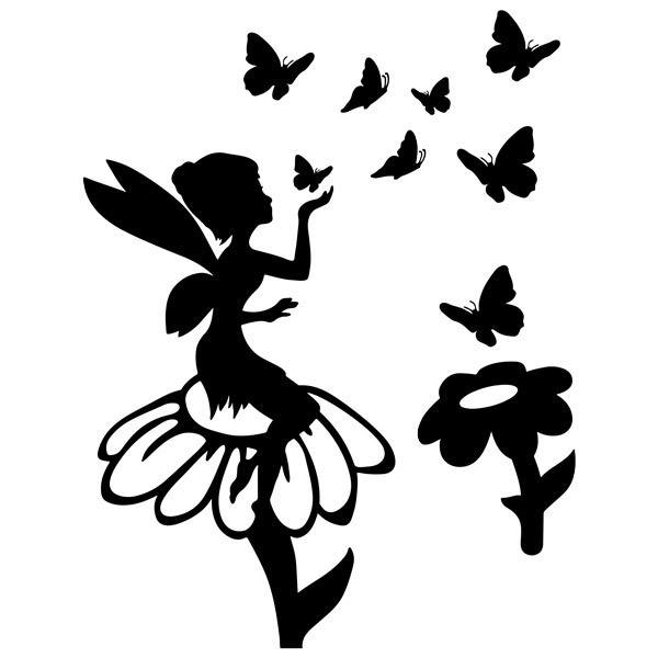 Stickers for Kids: Bell, Flowers and Butterflies