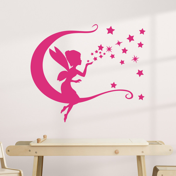 Stickers for Kids: Tinkerbell, moon and stars