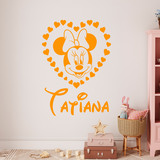 Stickers for Kids: Personalized heart of Minnie 3