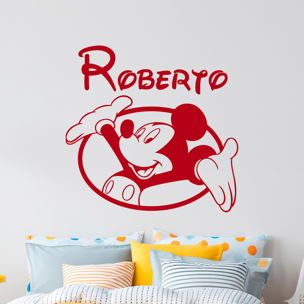 Stickers for Kids: Window Mickey Mouse personalized
