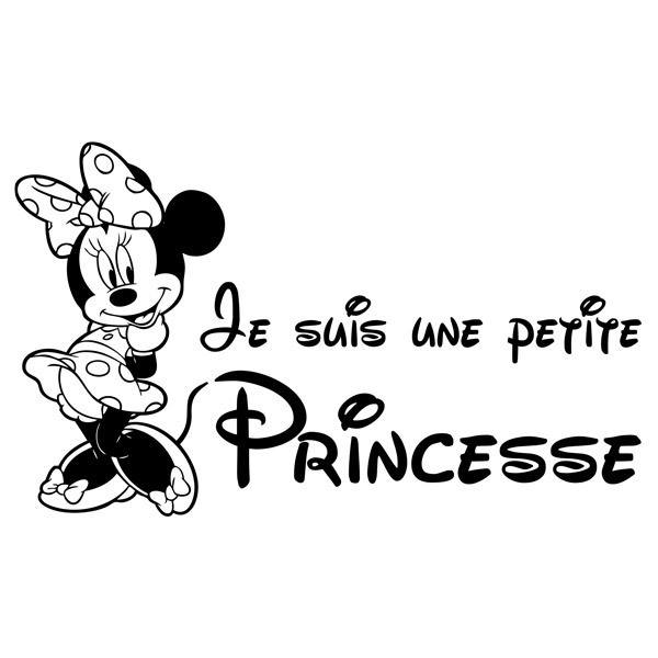 Stickers for Kids: Minnie, Je suis une petite princesse
