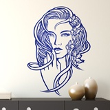 Wall Stickers: Floral hairstyle 3