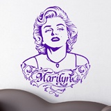 Wall Stickers: Marilyn Monroe Ornaments and text 3
