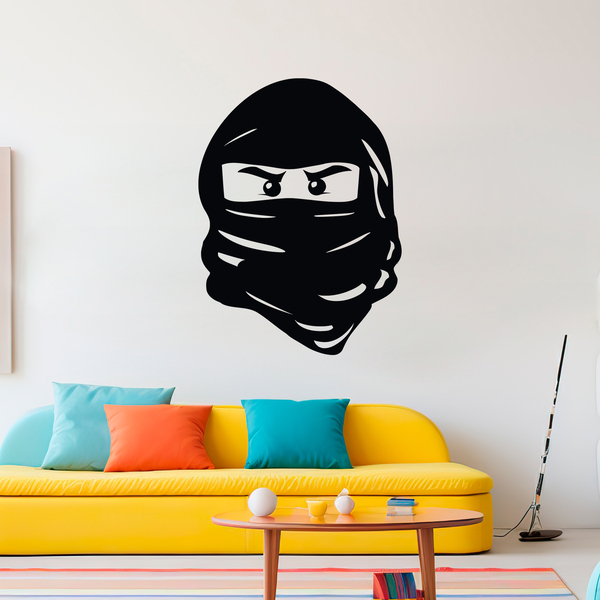 Stickers for Kids: Face of Lego Ninja