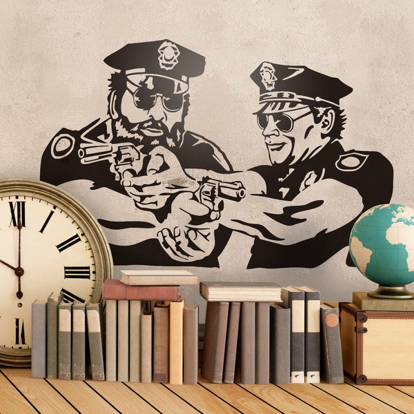Wall Stickers: Bud Spencer y Terence Hill, Miami SuperCops