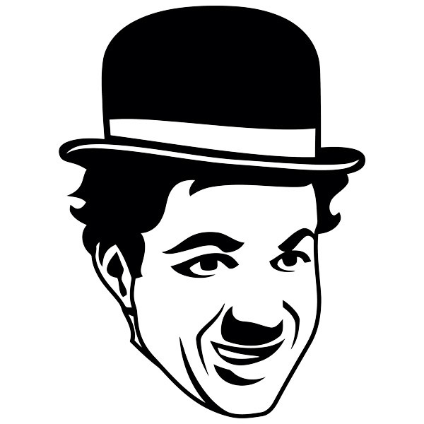 Wall Stickers: Charlot face