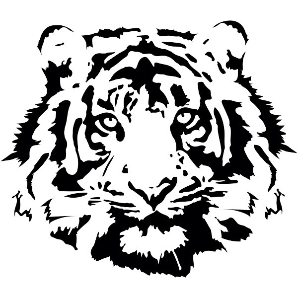 Wall Stickers: Tiger Face