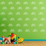Wall Stickers: Kit 9 stickers Bicycle careers 2