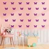 Wall Stickers: Kit 9 stickers Butterflies 2
