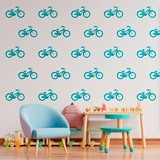 Wall Stickers: Kit 9 stickers Vintage Bicycle 2
