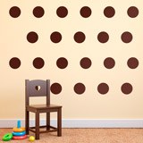Wall Stickers: Kit 9 stickers polka-dot  2