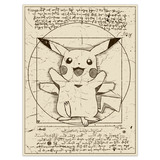 Wall Stickers: Pikachu Vitruvius 4