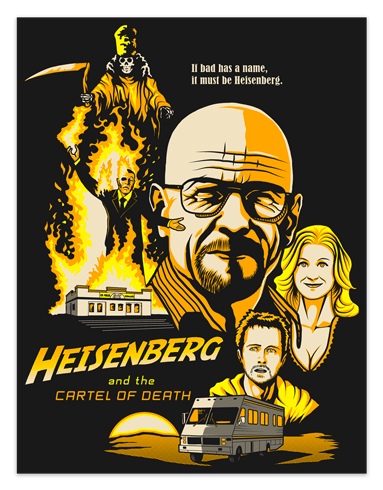 Wall Stickers: Adhesive poster Breaking Bad