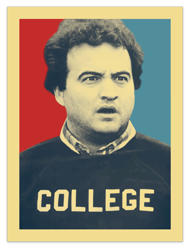 Wall Stickers: John Belushi College