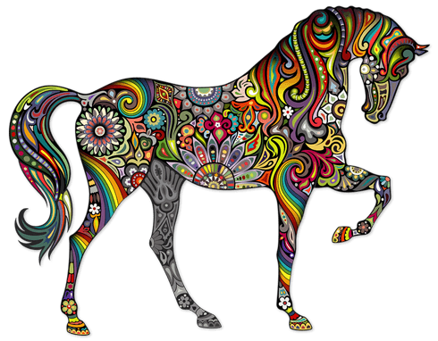 Wall Stickers: Hindu Horse