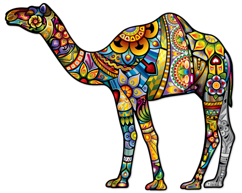 Wall Stickers: Indian Dromedary