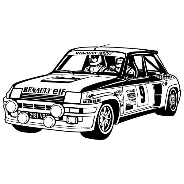 Wall Stickers: Renault 5 Turbo Rally