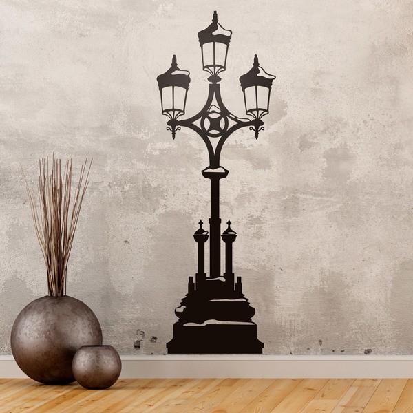 Street light wall painting outlet