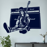Wall Stickers: Slash, guitar and speakers 4